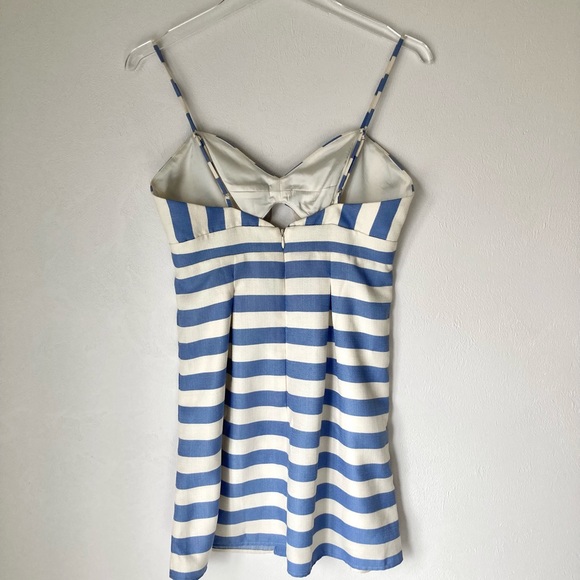 Lovers and Friends Revolve Ocean Waves Mini Dress in Nautical Stripe Size S - Picture 8 of 10